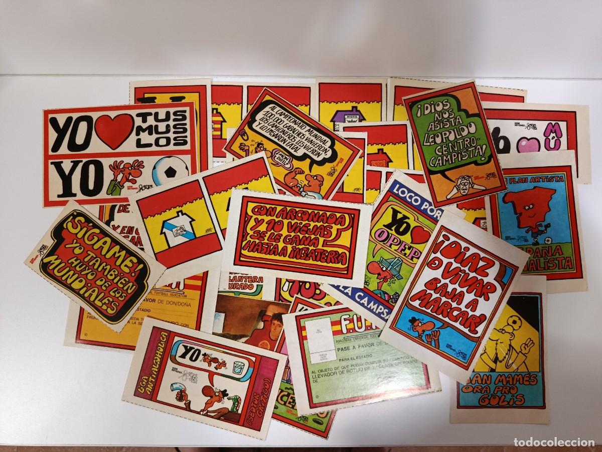 Sammelleidenschaft Sport: LOTE DE PEGATINAS DEL MUNDIAL ESPA&Ntilde;A 82 DE FORGES