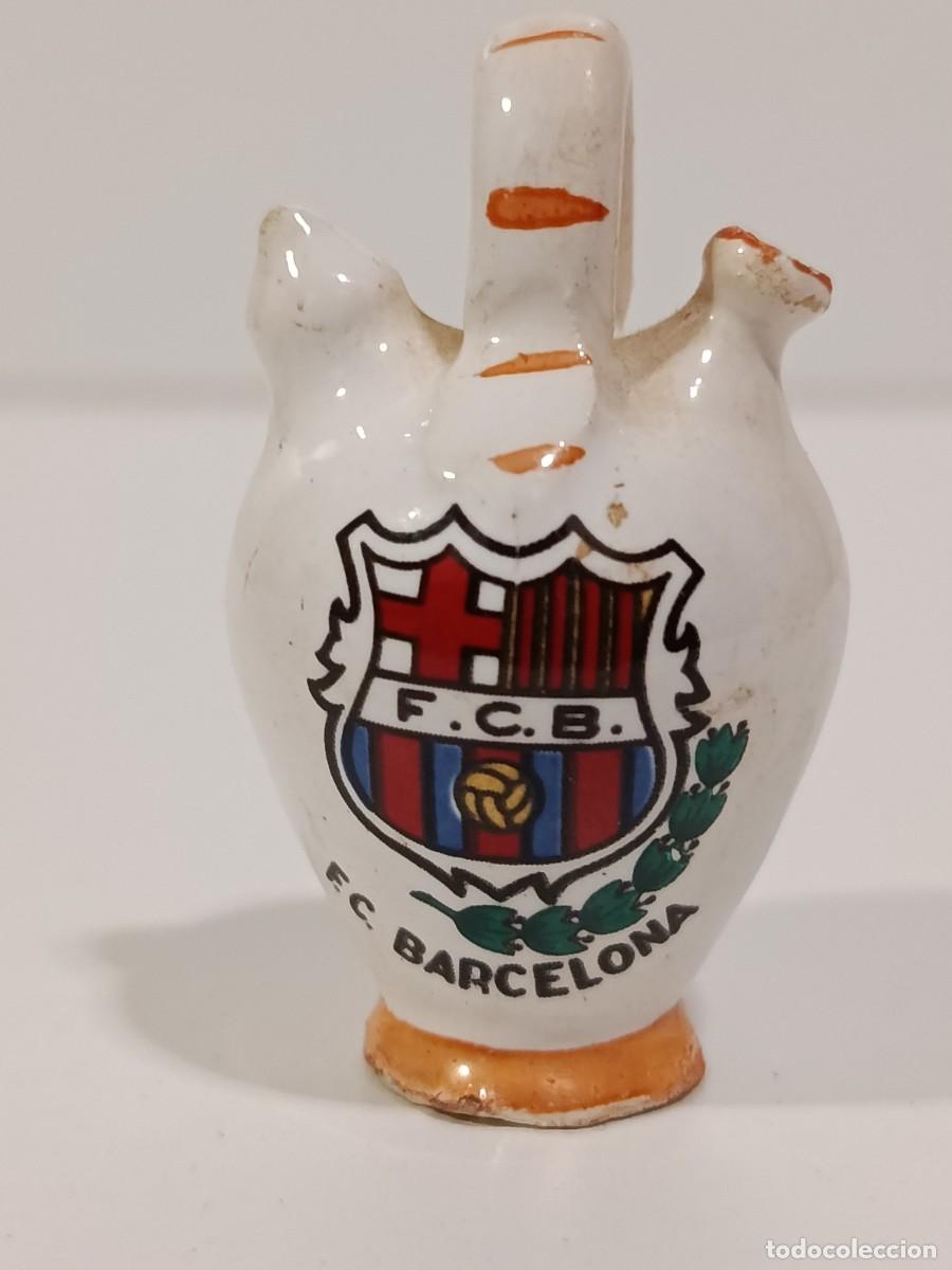 Coleccionismo deportivo: BOTIJO DEL F.C. BARCELONA DE 5 CM