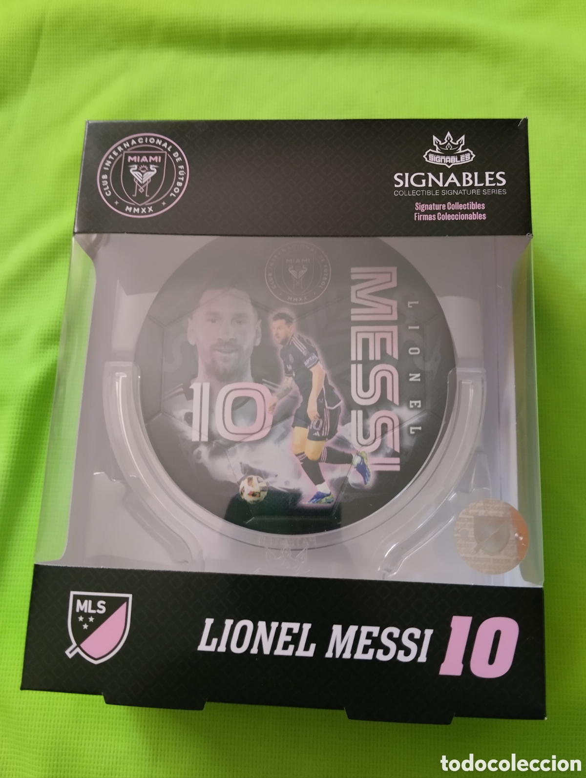 Sports collectibles: MESSI, INTER DE MIAMI 10. NUEVO. BAL&Oacute;N DE F&Uacute;TBOL Colecci&oacute;n SIGNABLES. FIRMADO DIGITALMENTE