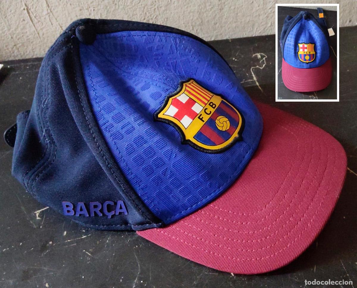Coleccionismo deportivo: FC BARCELONA Gorra FC Barcelona Escudo azul melagne - nueva