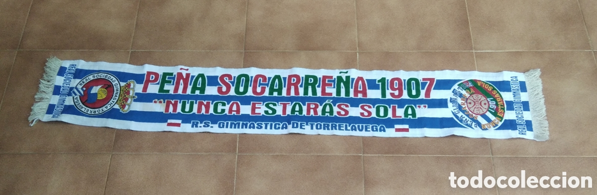 Sports collectibles: Bufanda Pe&ntilde;a Socarre&ntilde;a Gimn&aacute;stica de Torrelavega