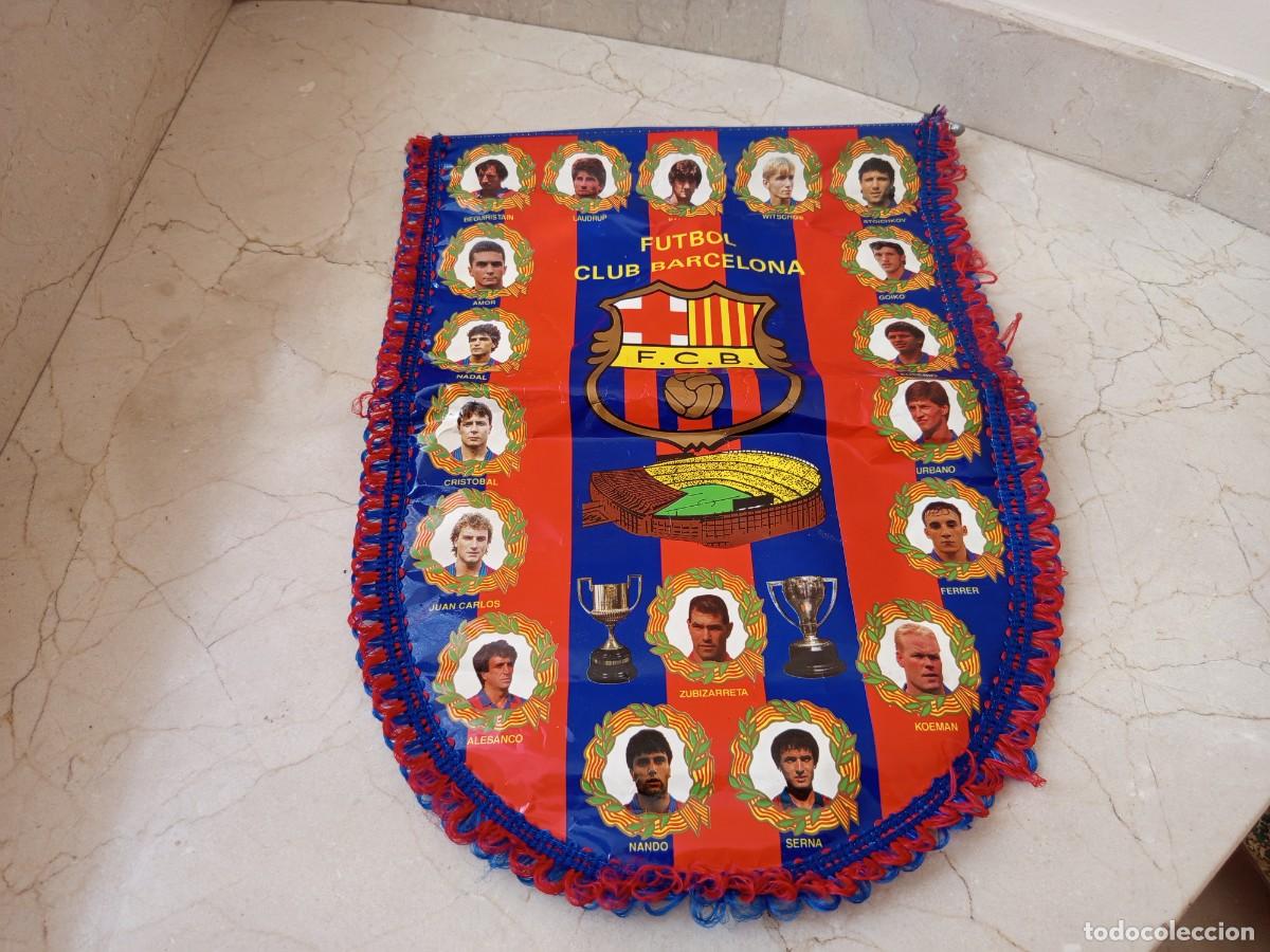 Coleccionismo deportivo: Antiguo bamder&iacute;n Dream Team Bar&ccedil;a, FCB. Con Sello Licencia! #, FC Barcelona