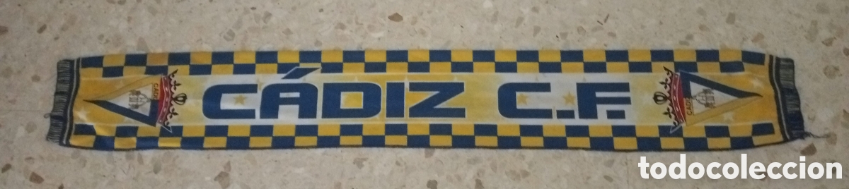 Collectionnisme sportif: BUFANDA FUTBOL CADIZ C.F.