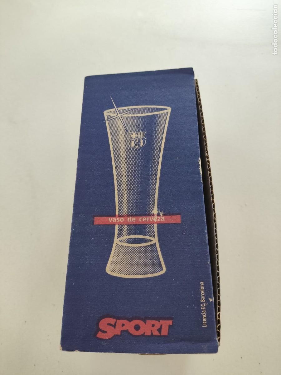 Sammelleidenschaft Sport: Vajilla Vasos del Bar&ccedil;a Diario SPORT a&ntilde;os 90 SIN ESTRENAR caja original licencia oficial FCB