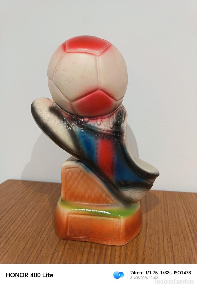 Colecionismo desportivo: Hucha bota de f&uacute;tbol Barcelona