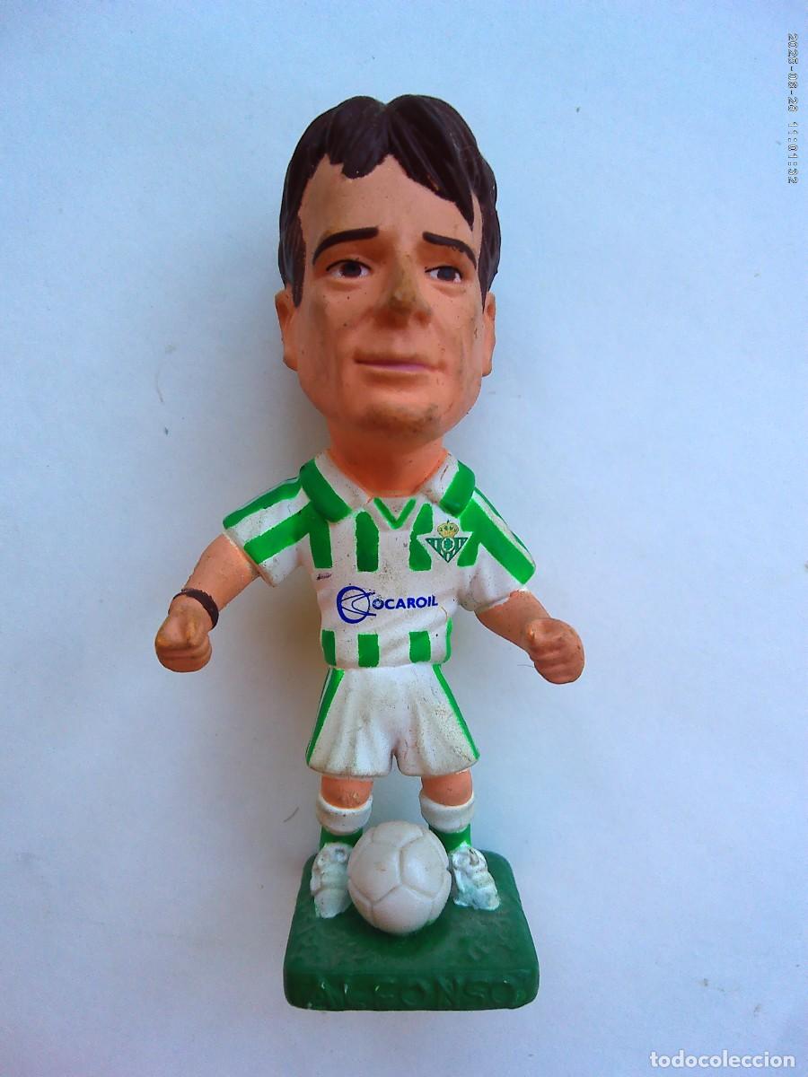 Sports collectibles: REAL BETIS BALOMPI&Eacute; : MU&Ntilde;EQUITO CARICATURA DE ALFONSO . DE BANDAI, 1997
