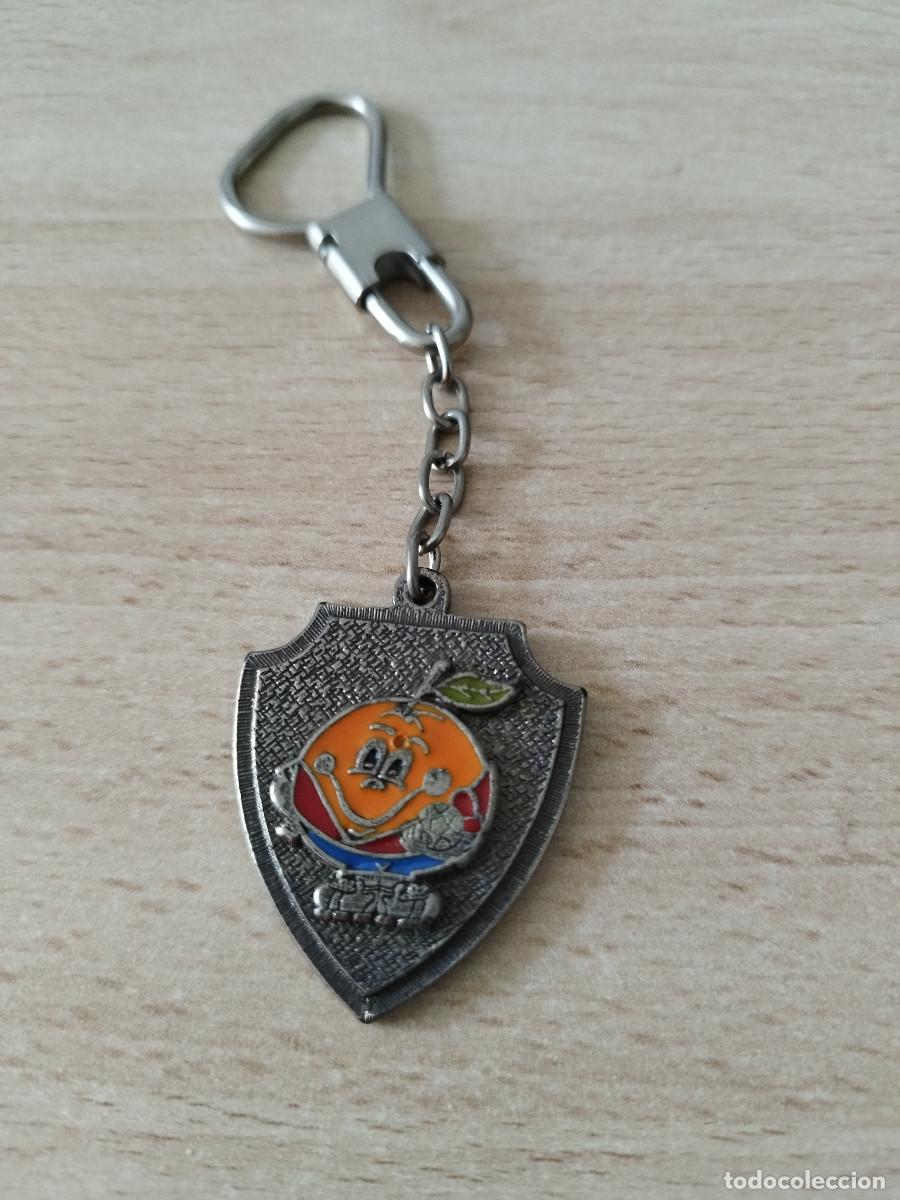 Sammelleidenschaft Sport: Llavero Mundial de F&uacute;tbol Espa&ntilde;a 1982 Naranjito