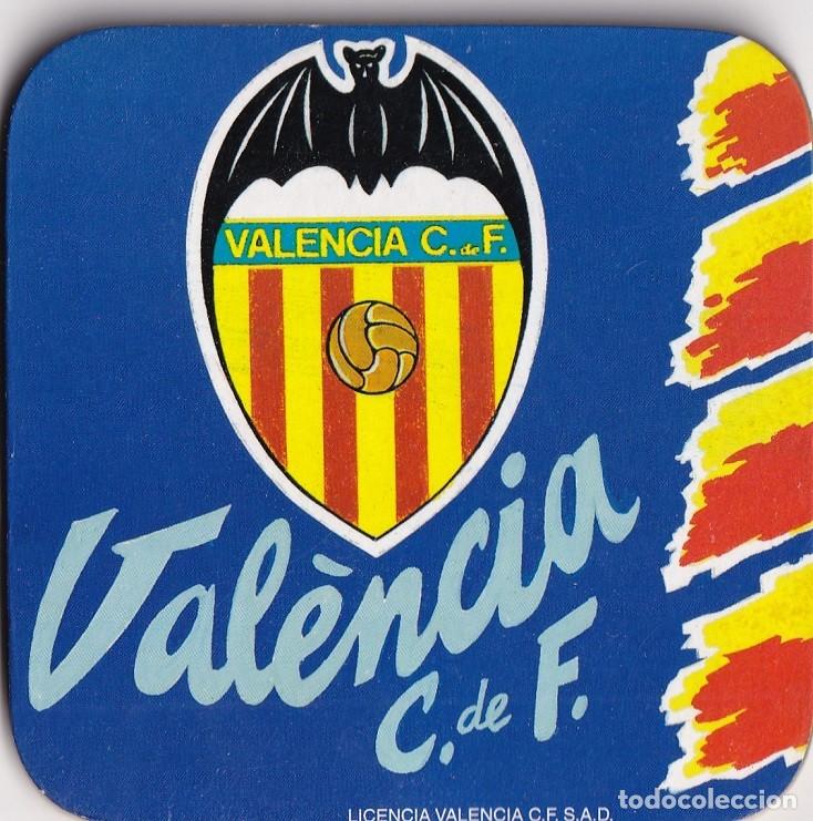 Collezionismo sportivo: Posavasos antiguo - Deportes - F&uacute;tbol - Val&egrave;ncia C. de F. - Licencia Valencia C.F.S.A.D.