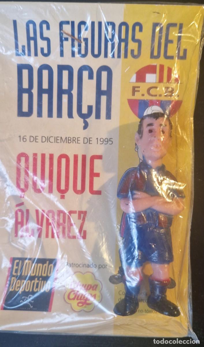 Collectionnisme sportif: MU&Ntilde;ECO FIGURA JUGADOR QUIQUE ALBAREZ. F.C BARCELONA. BAR&Ccedil;A.