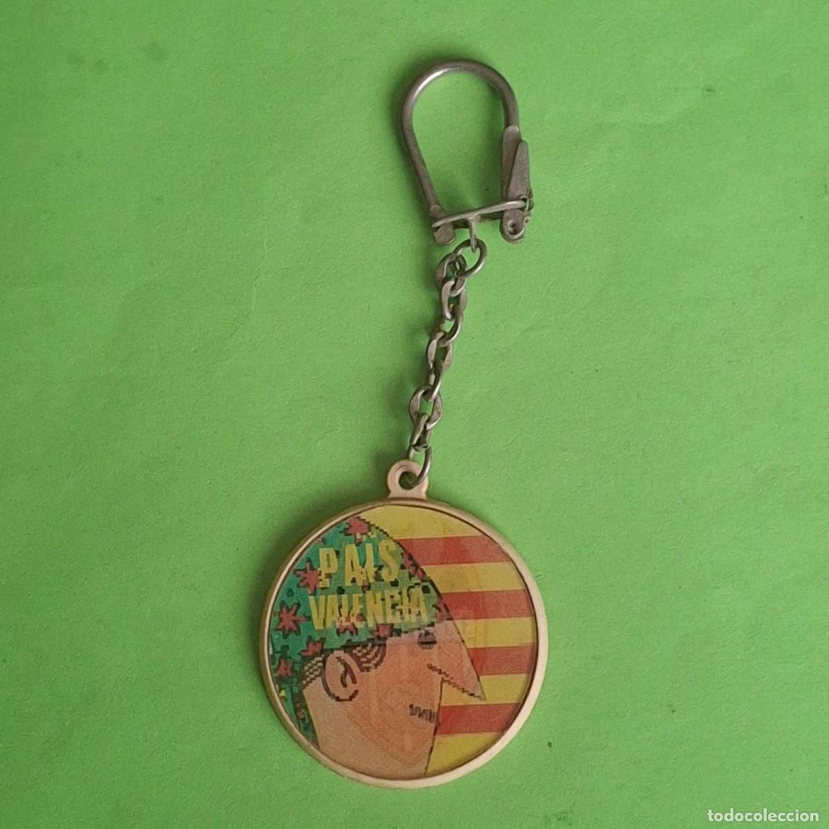 Sammelleidenschaft Sport: LLAVERO - VALENCIA CLUB DE FUTBOL ESCUDO / PAIS VALENCIA - HOLOGRAMA