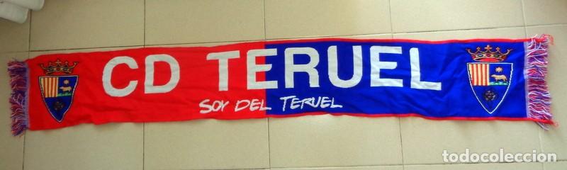 Sammelleidenschaft Sport: BUFANDA F&Uacute;TBOL CD TERUEL - SOY DEL TERUEL - F&Uacute;TBOL REGIONAL - ARAG&Oacute;N - PRIMERA RFEF FEDERACION