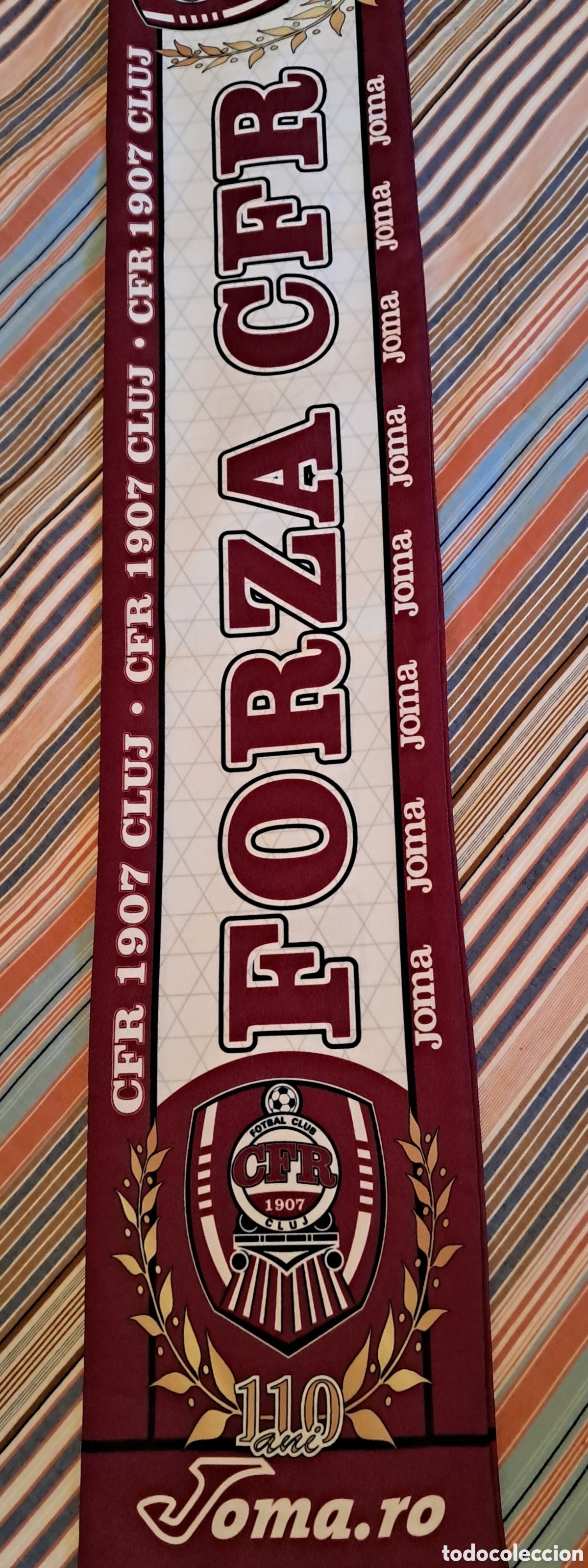 Coleccionismo deportivo: Bufanda futbol Cluj CFR 1907 - Foto 4