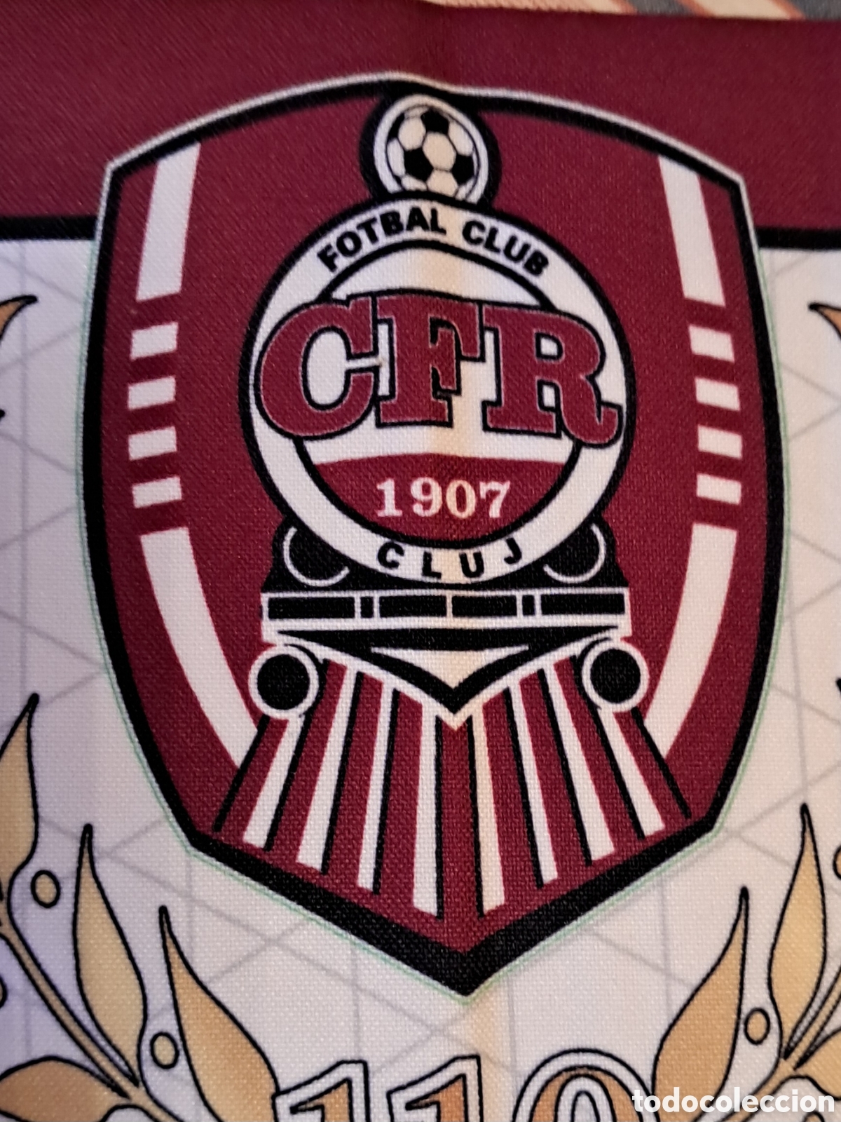 Coleccionismo deportivo: Bufanda futbol Cluj CFR 1907 - Foto 5