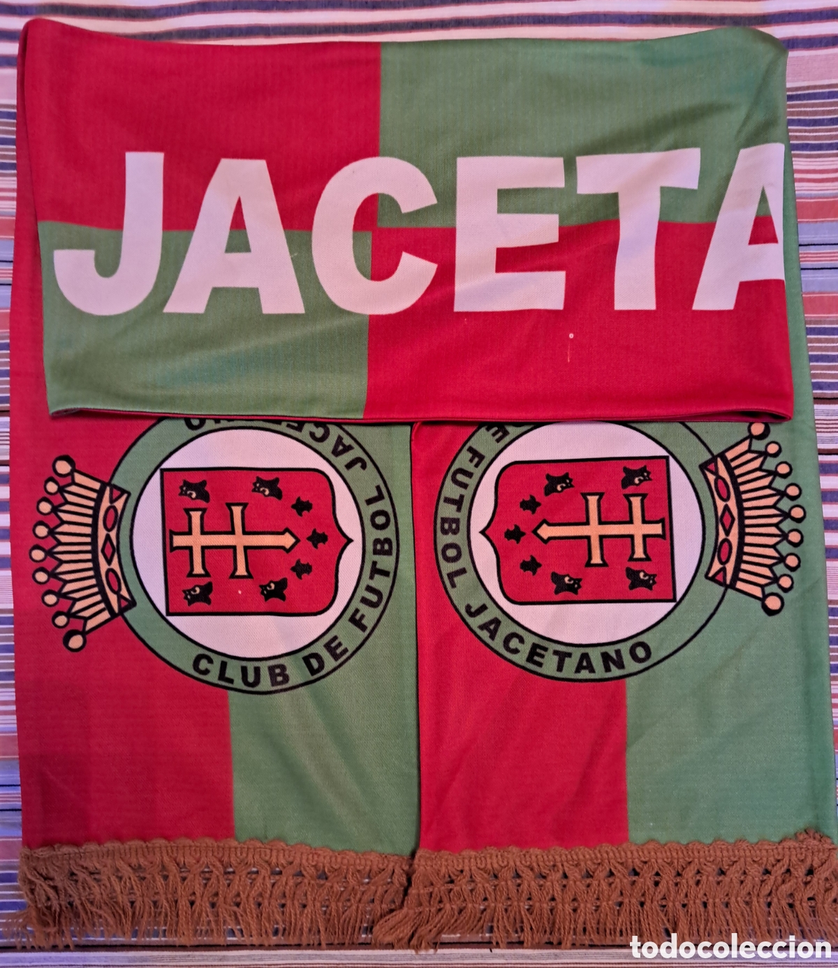 Sammelleidenschaft Sport: Bufanda futbol C.F. Jacetano (Huesca)