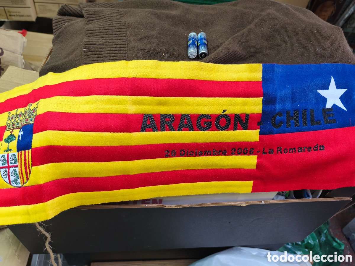 Coleccionismo deportivo: Bufanda Futbol Real Zaragoza