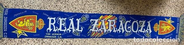 Coleccionismo deportivo: BUFANDA - REAL ZARAGOZA C. D.
