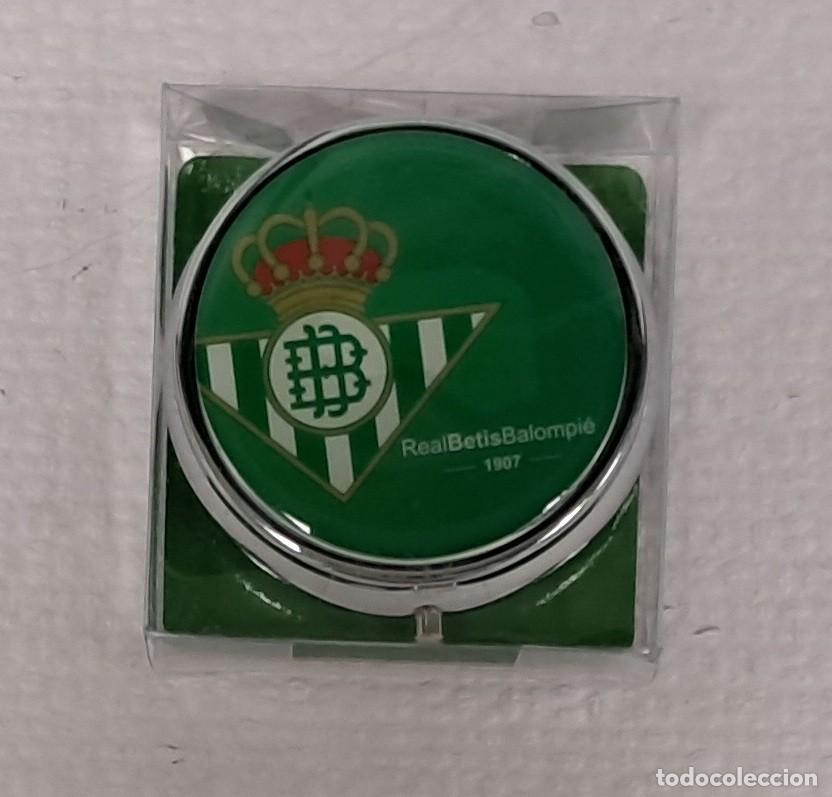 Coleccionismo deportivo: CAJITA PASTILLERO REAL BETIS BALOMPIE, MODELO 2