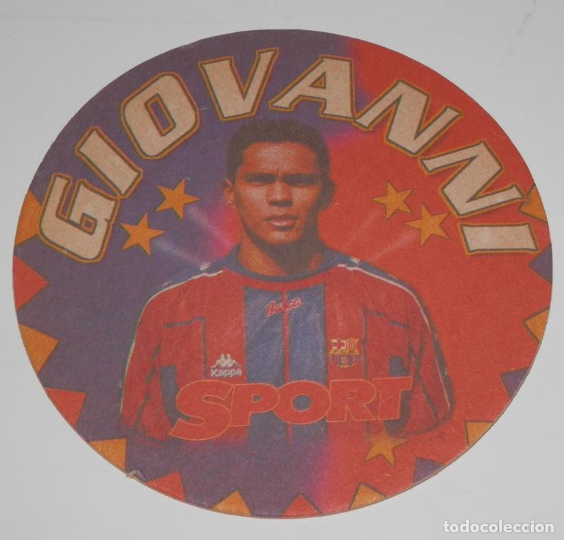 Coleccionismo deportivo: POSAVASOS EN CARTON DE FUTBOL CLUB BARCELONA ---- GIOVANNI
