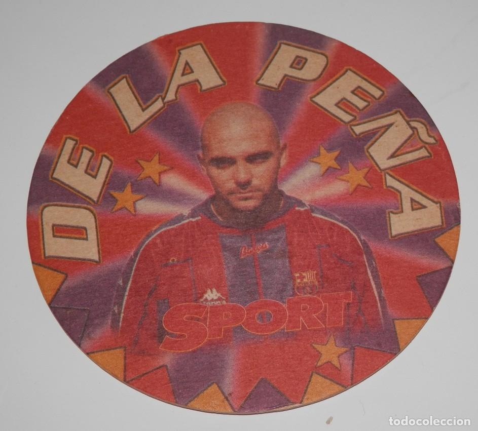Sammelleidenschaft Sport: POSAVASOS EN CARTON DE FUTBOL CLUB BARCELONA -- DE LA PE&Ntilde;A