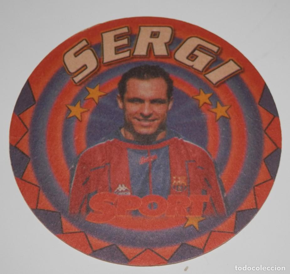 Sammelleidenschaft Sport: POSAVASOS EN CARTON DE FUTBOL CLUB BARCELONA -- SERGI