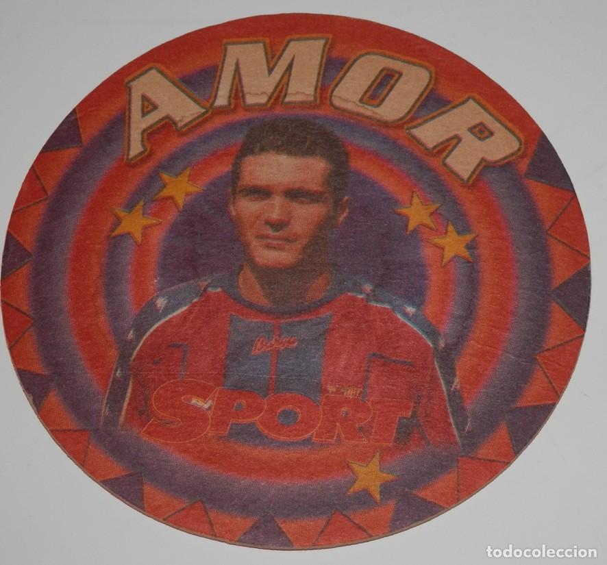 Sammelleidenschaft Sport: POSAVASOS EN CARTON DE FUTBOL CLUB BARCELONA -- AMOR