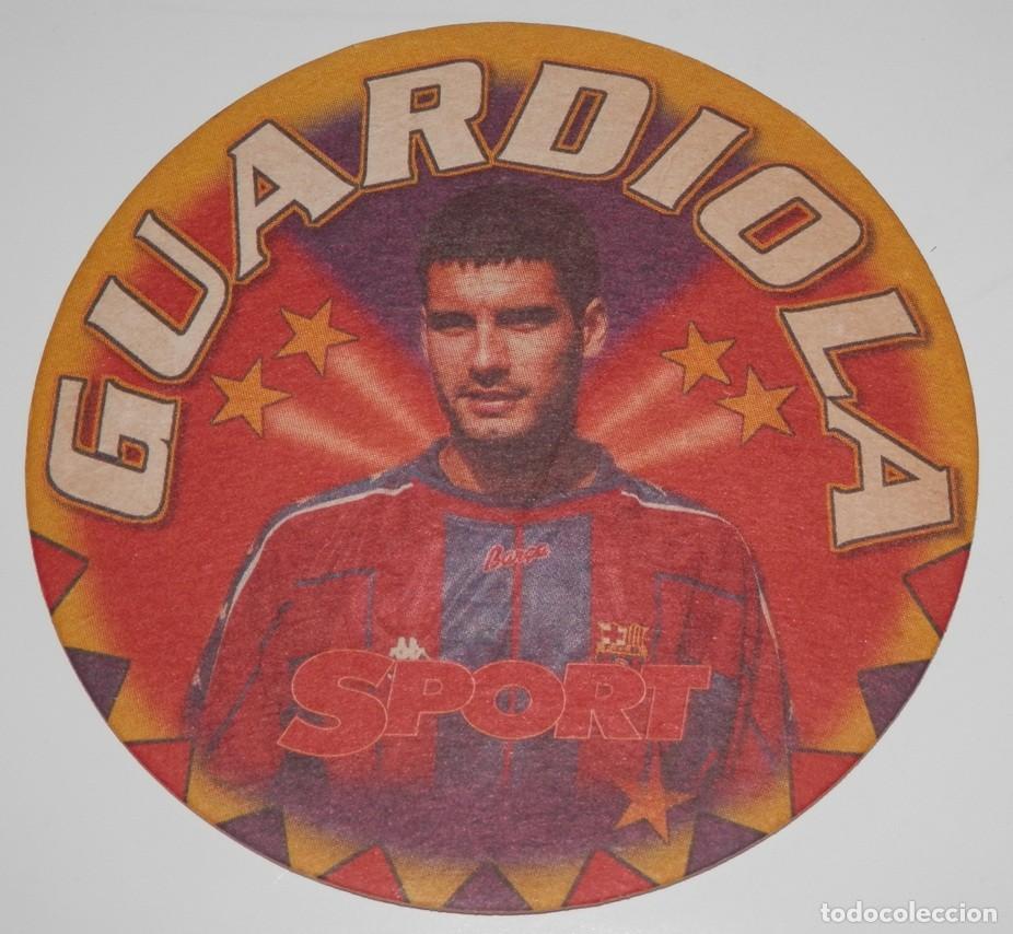 Sammelleidenschaft Sport: POSAVASOS EN CARTON DE FUTBOL CLUB BARCELONA -- GUARDIOLA