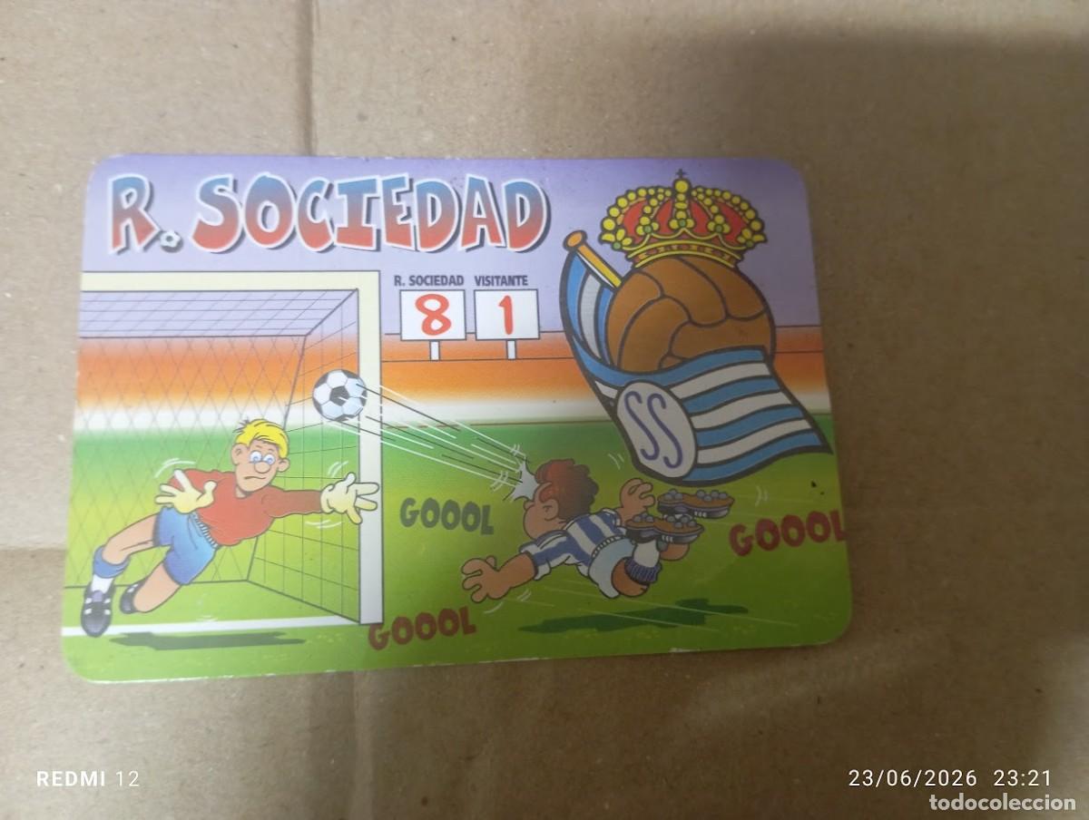 Coleccionismo deportivo: CALENDARIO REAL SOCIEDAD FUTBOL / IRUN