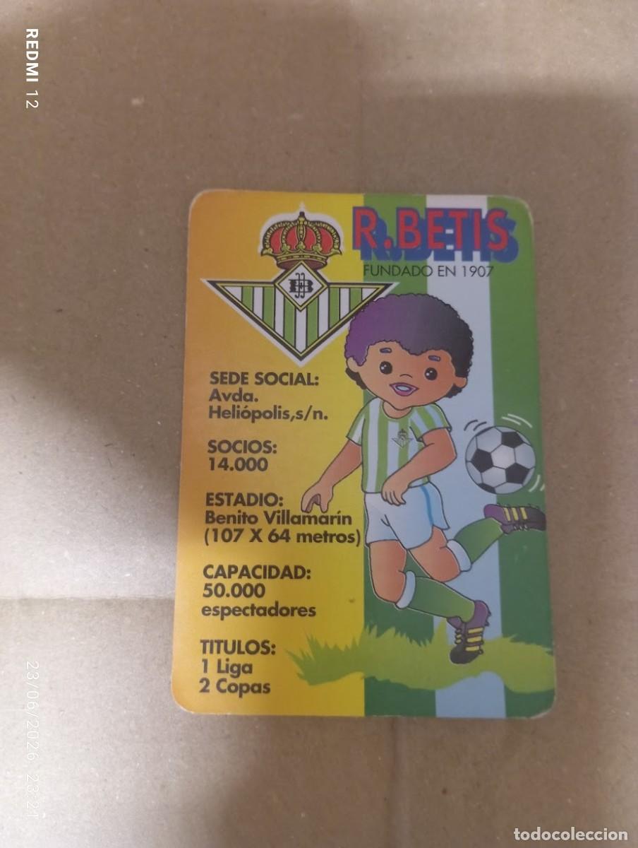 Coleccionismo deportivo: CALENDARIO R.BETIS FUTBOL / IRUN