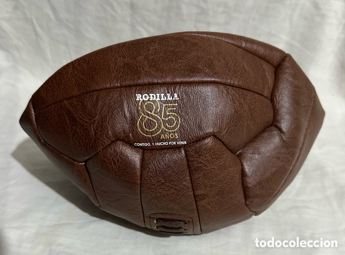 Coleccionismo deportivo: Bal&oacute;n retro conmemorativo de los 85 a&ntilde;os de Rodilla, edici&oacute;n Eurocopa.