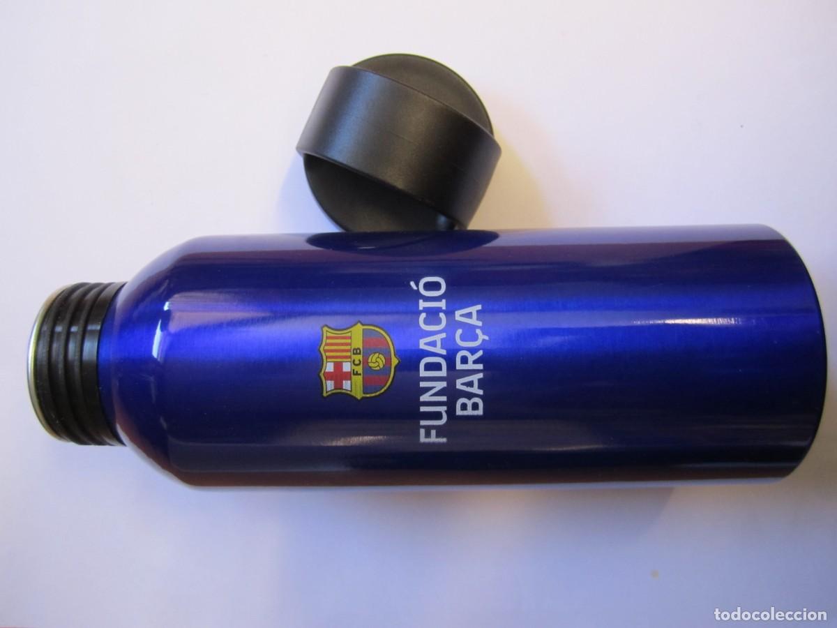 Coleccionismo deportivo: botella aluminio fundacio bar&ccedil;a - Foto 2