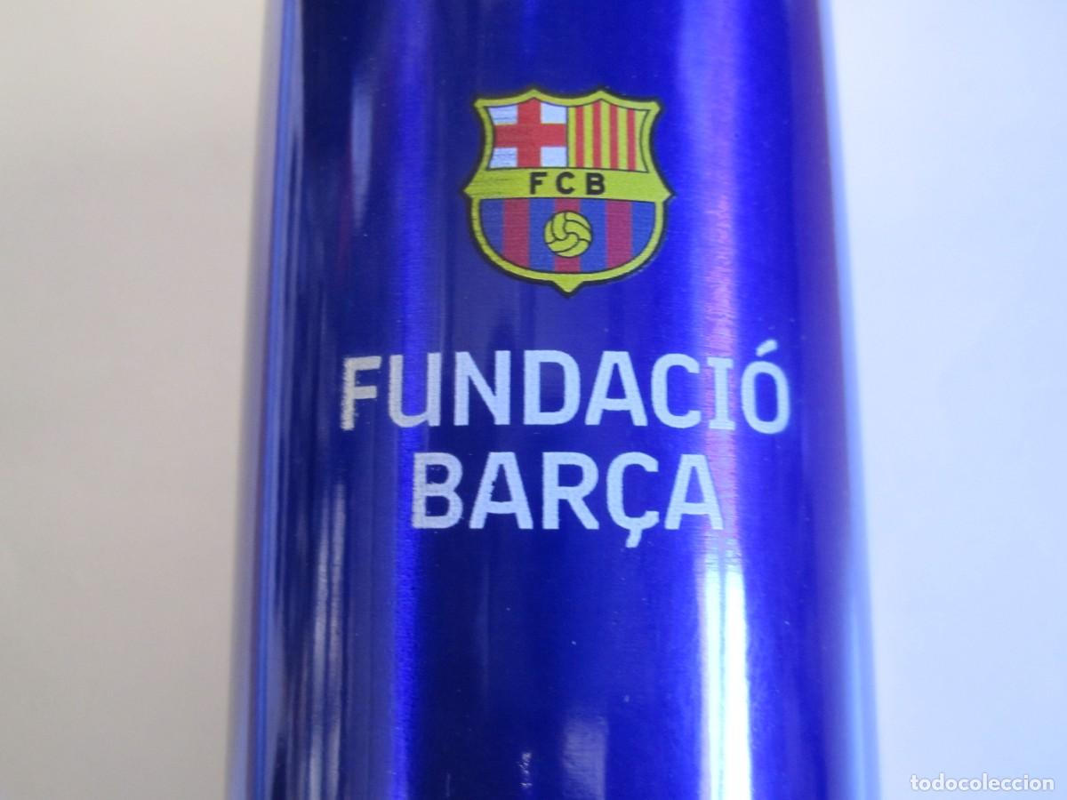 Coleccionismo deportivo: botella aluminio fundacio bar&ccedil;a - Foto 3