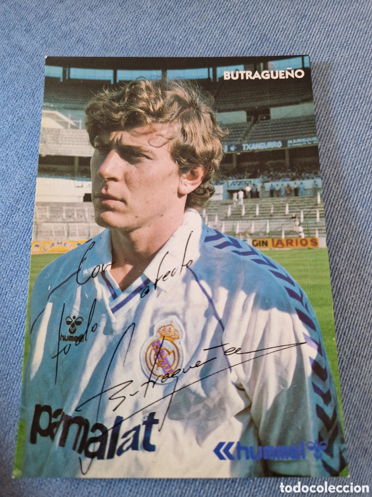 Coleccionismo deportivo: Foto EMILIO BUTRAGUE&Ntilde;O con firma serigrafiada