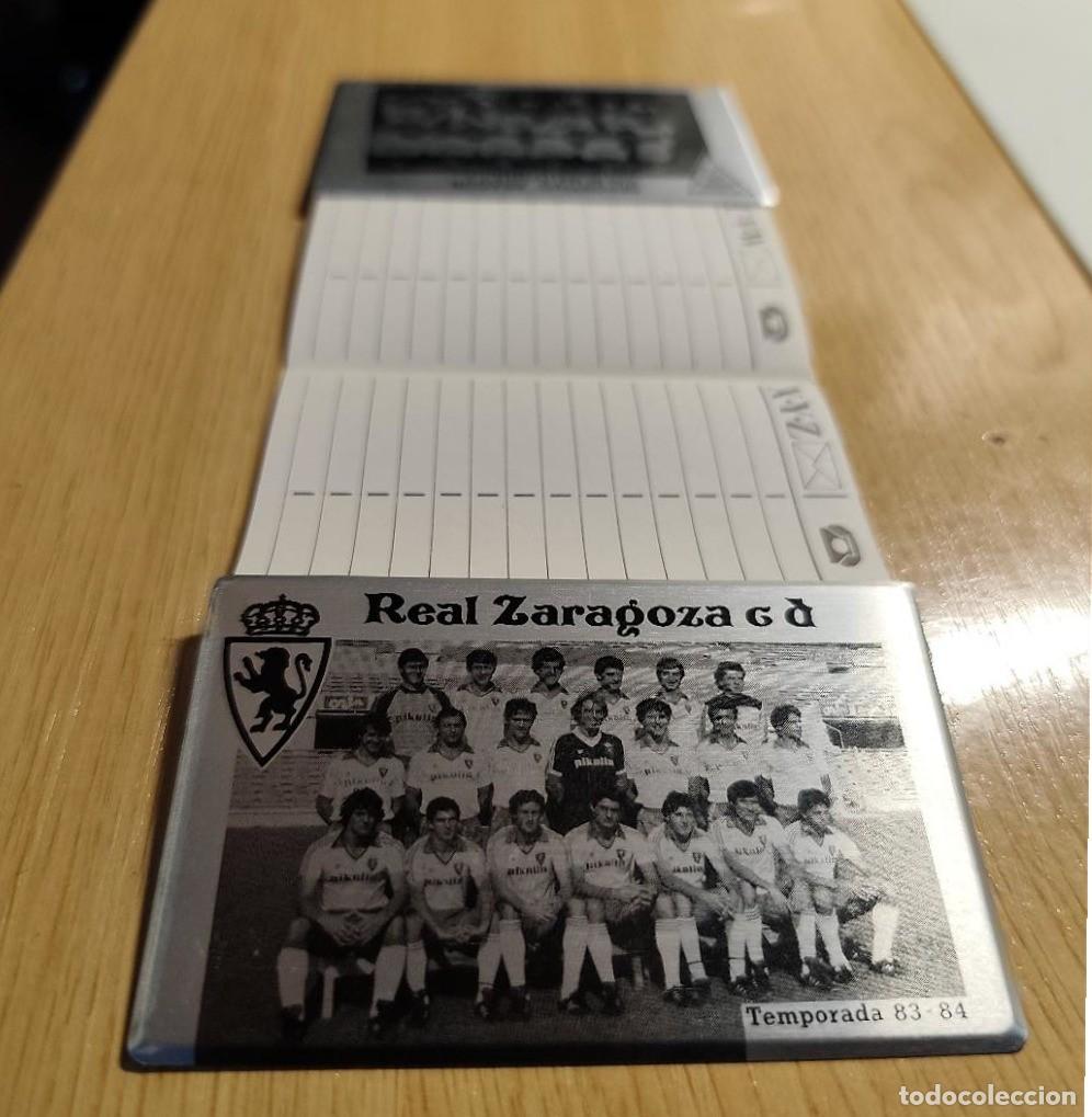 Coleccionismo deportivo: ANTIGUA AGENDA TELEFONO REAL ZARAGOZA DEPORTIVO ARAGON NUEVA TEMPORADA 1983-84