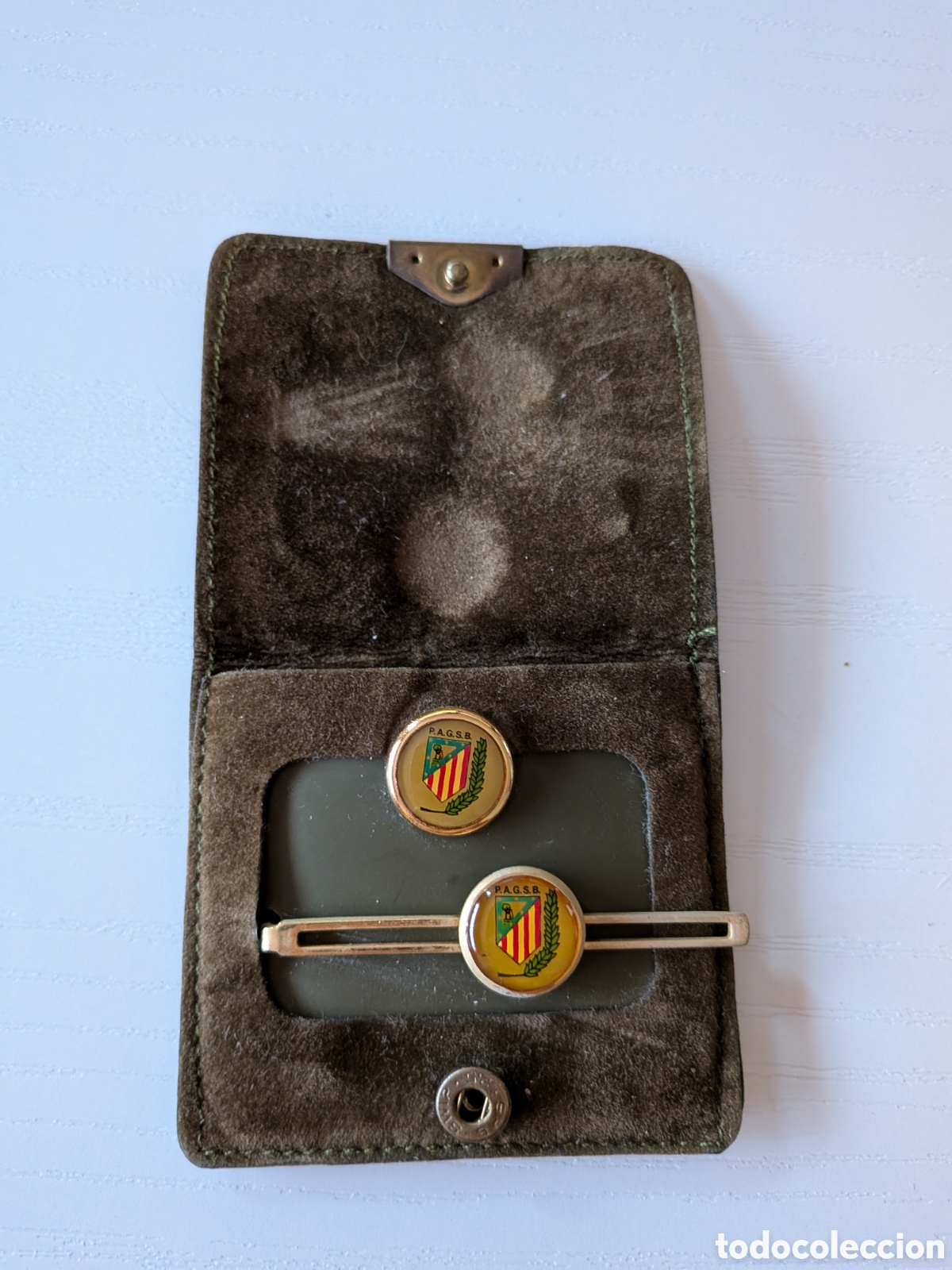 Coleccionismo deportivo: Pin y pisacorbatas Atleti Vintage