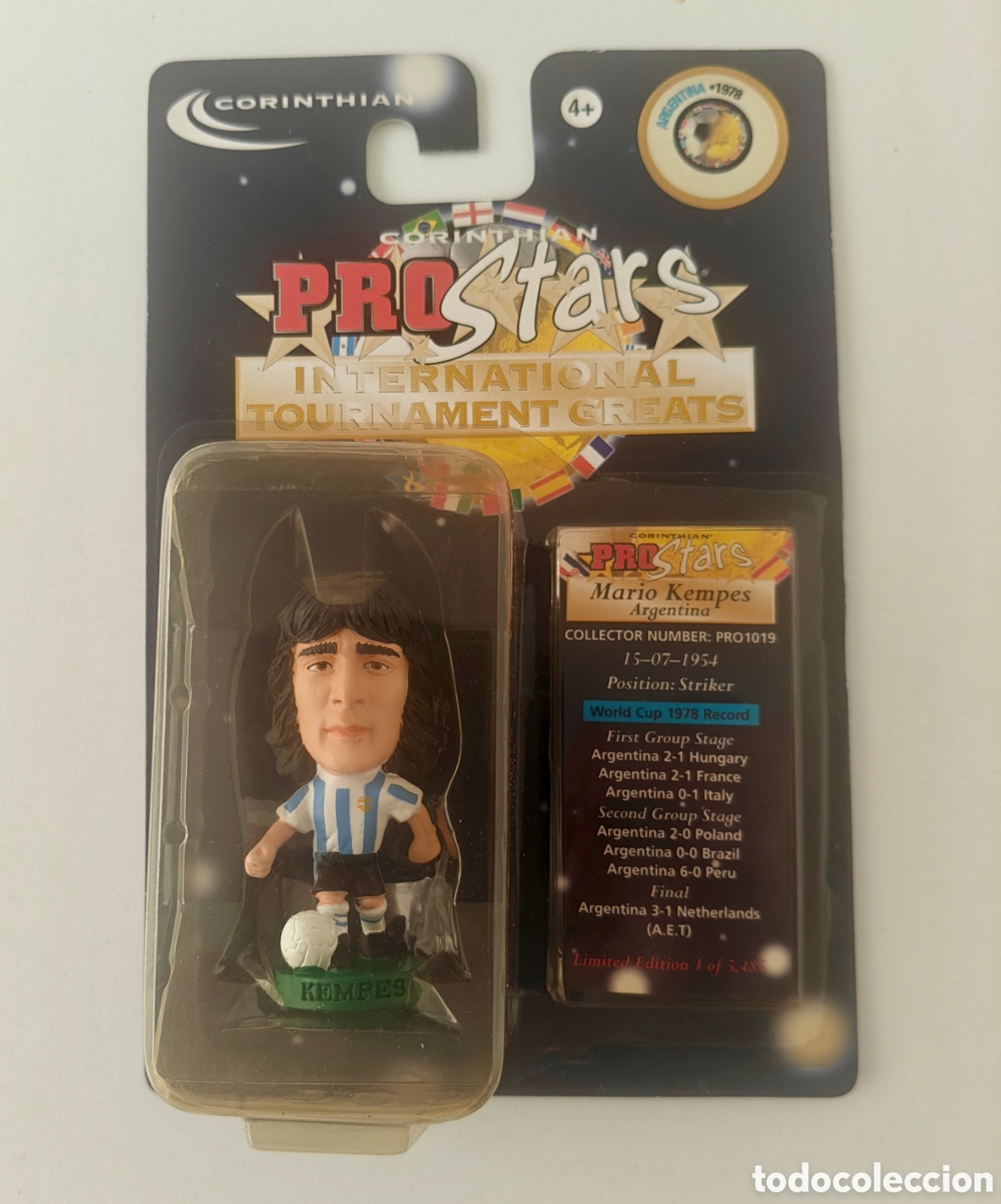 Colecionismo desportivo: Figura Mario Kempes ProStars Corinthian