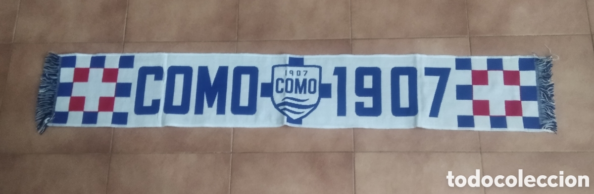 Coleccionismo deportivo: BUFANDA COMO 1907 CALCIO - Foto 1