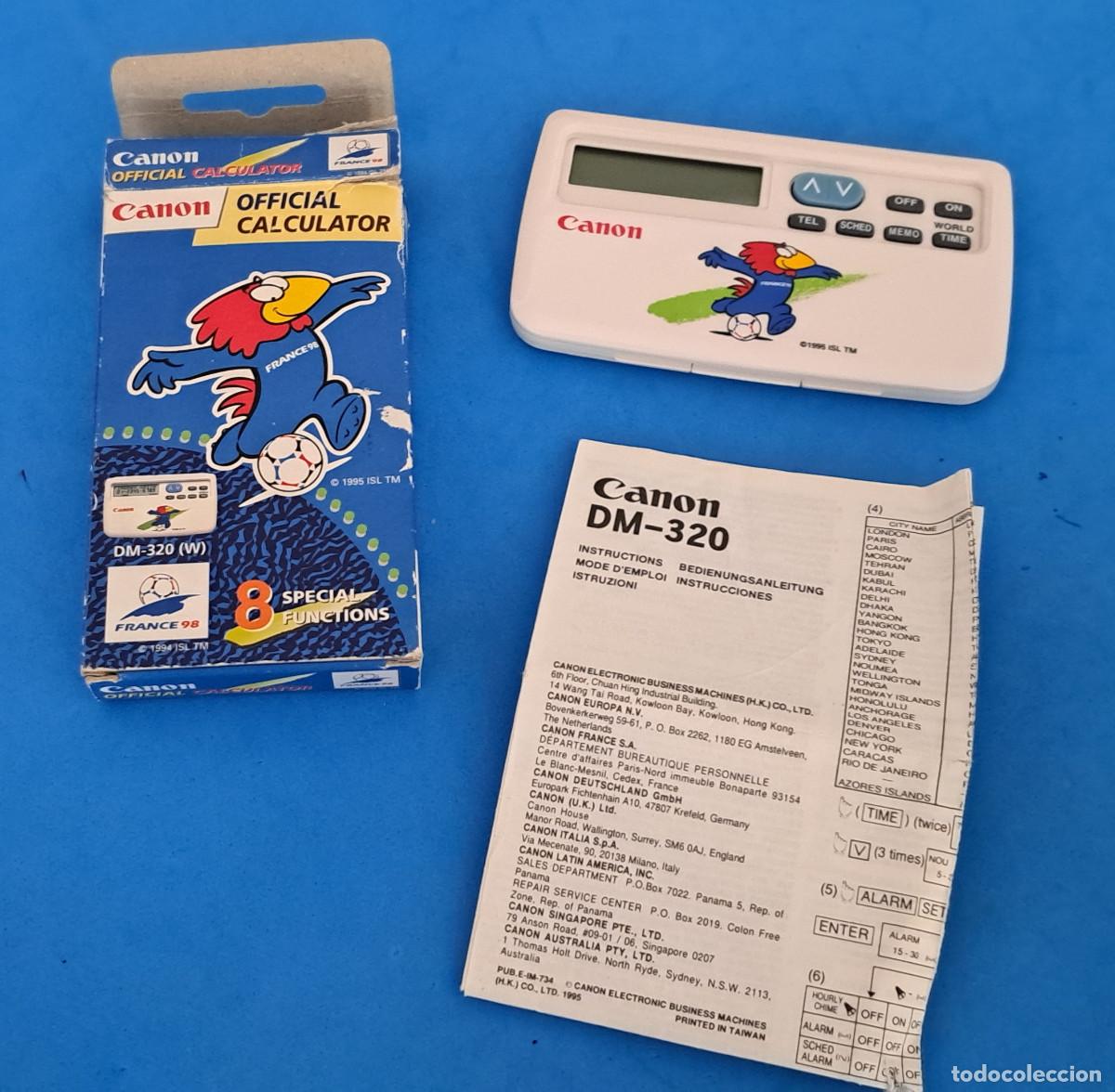 Coleccionismo deportivo: MUNDIAL FRANCE 98 - CANON OFFICIAL CALCULATOR