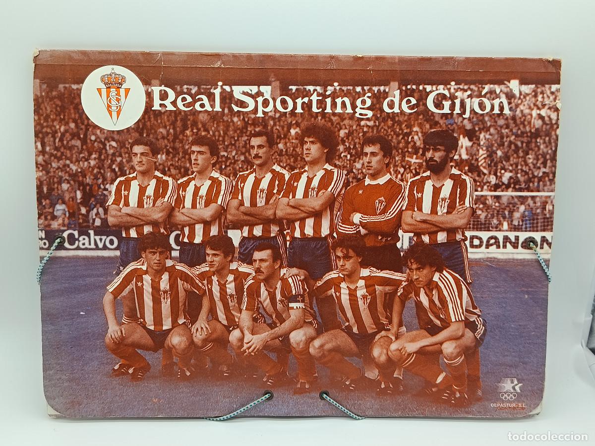 Coleccionismo deportivo: CARPETA REAL SPORTING DE GIJON MEDIADOS A&Ntilde;OS 80. DE CARTON. VACIA.36CM X 26CM APROXIMADAMETE. MYJ.
