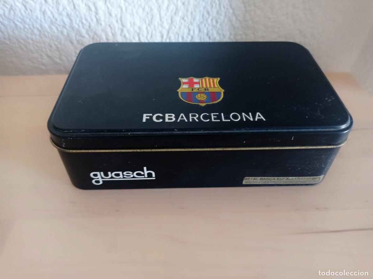 Coleccionismo deportivo: CAJA MET&Aacute;LICA BAR&Ccedil;A - F&Uacute;TBOL CLUB BARCELONA