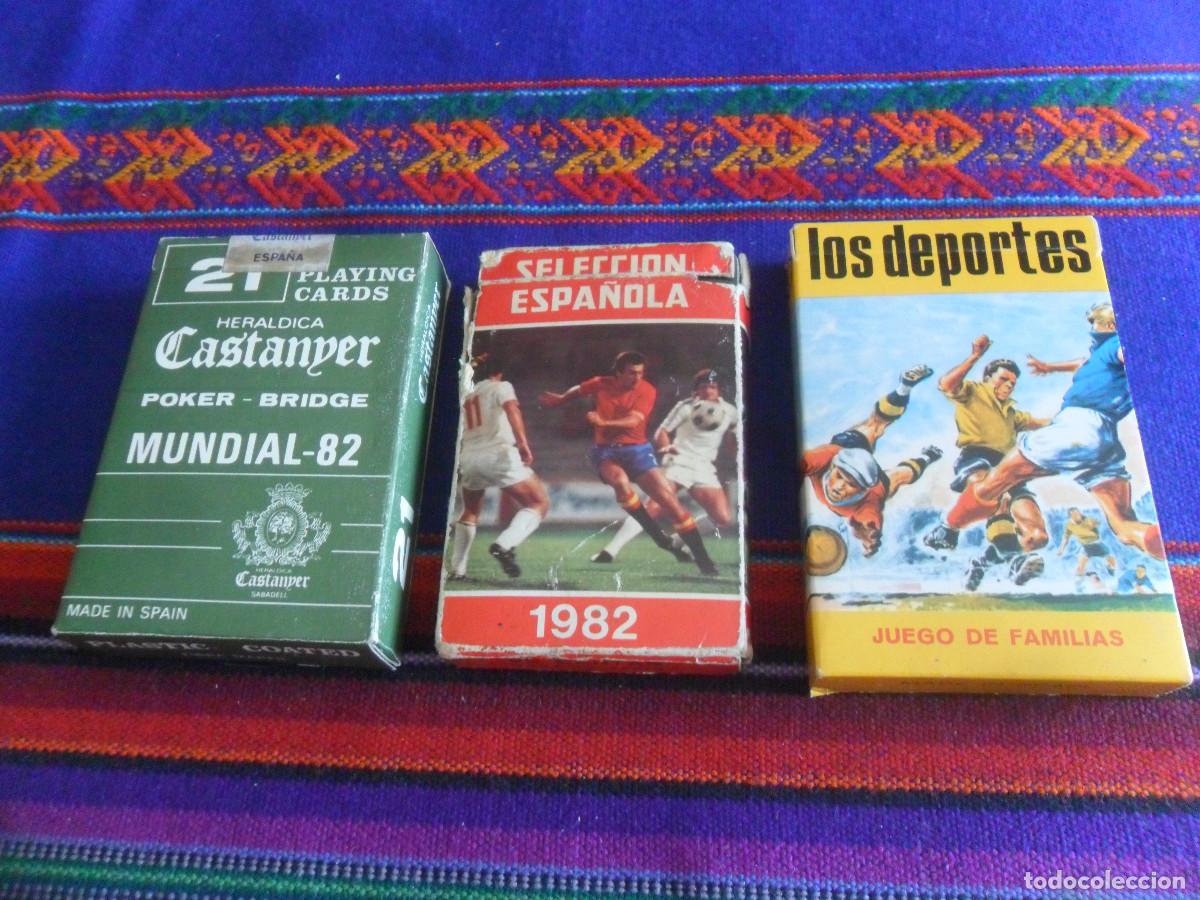 Coleccionismo deportivo: BARAJA HER&Aacute;LDICA CASTANYER POKER MUNDIAL 82 PRECINTADA LOS DEPORTES MBE SELECCI&Oacute;N ESPA&Ntilde;OLA FOURNIER