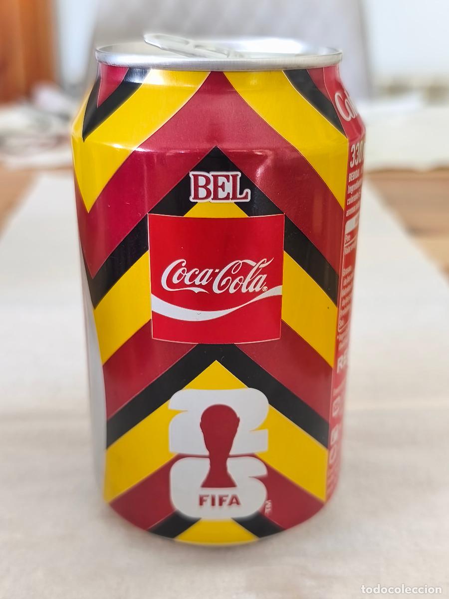 Coleccionismo deportivo: LATA COCA COLA VAC&Iacute;A - EDICI&Oacute;N FIFA WORLD CUP 2026 - BELGICA