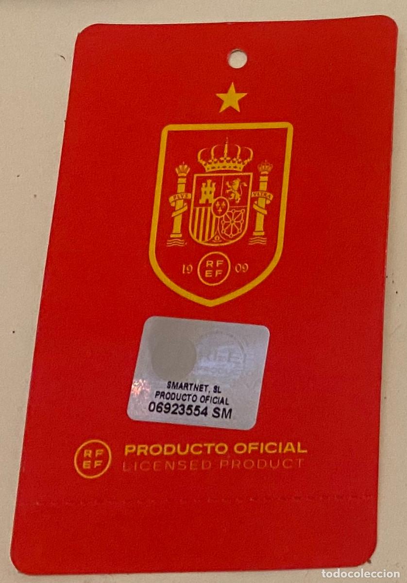Coleccionismo deportivo: Etiqueta original merchandising oficial de la Selecci&oacute;n Espa&ntilde;ola de F&uacute;tbol. 1 estrella. Buen estado.