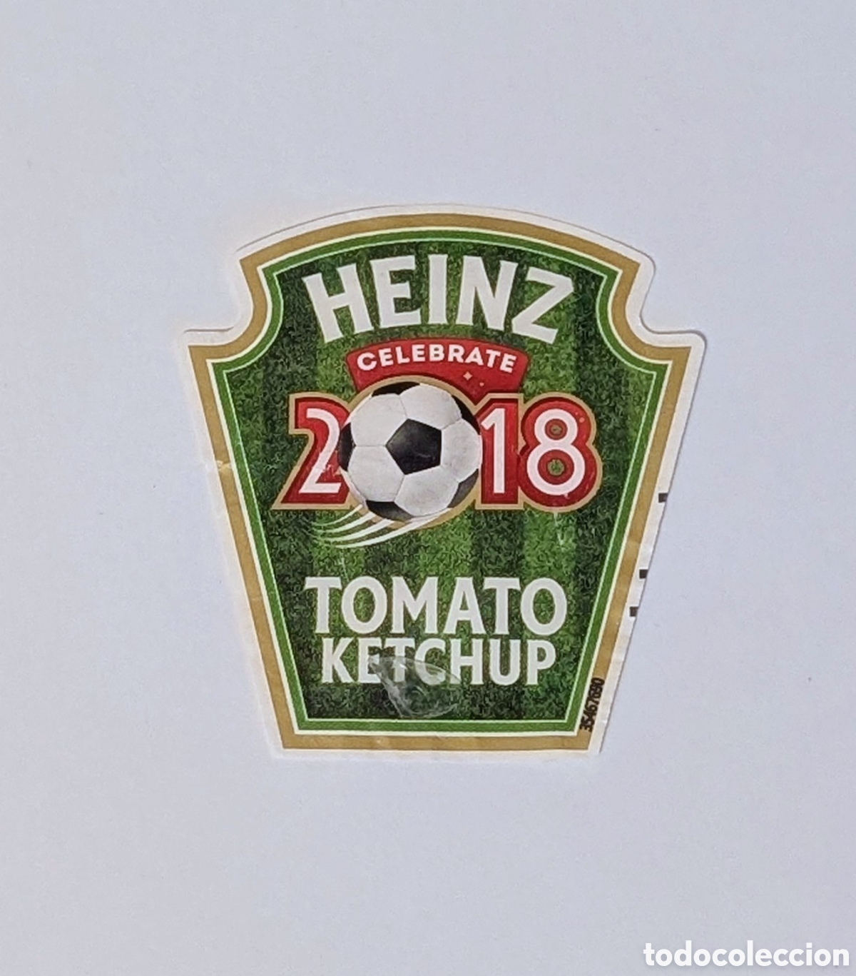 Coleccionismo deportivo: Etiqueta publicitaria Tomate Heinz. Mundial Futbol 2018.