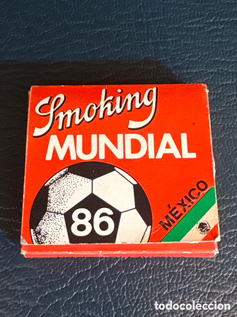 Coleccionismo deportivo: PAPEL DE FUMAR SMOKING MUNDIAL FUTBOL 1986