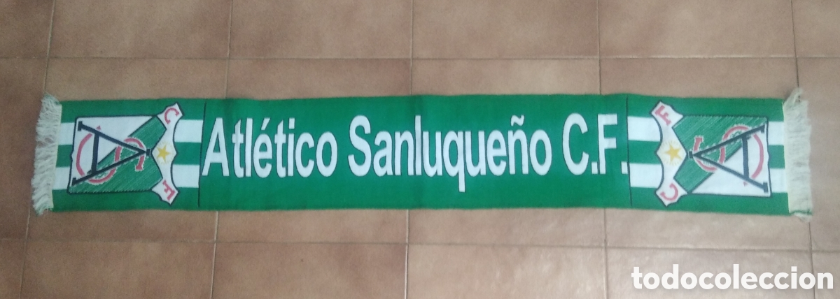 Coleccionismo deportivo: Bufanda Atl&eacute;tico Sanluque&ntilde;o CF