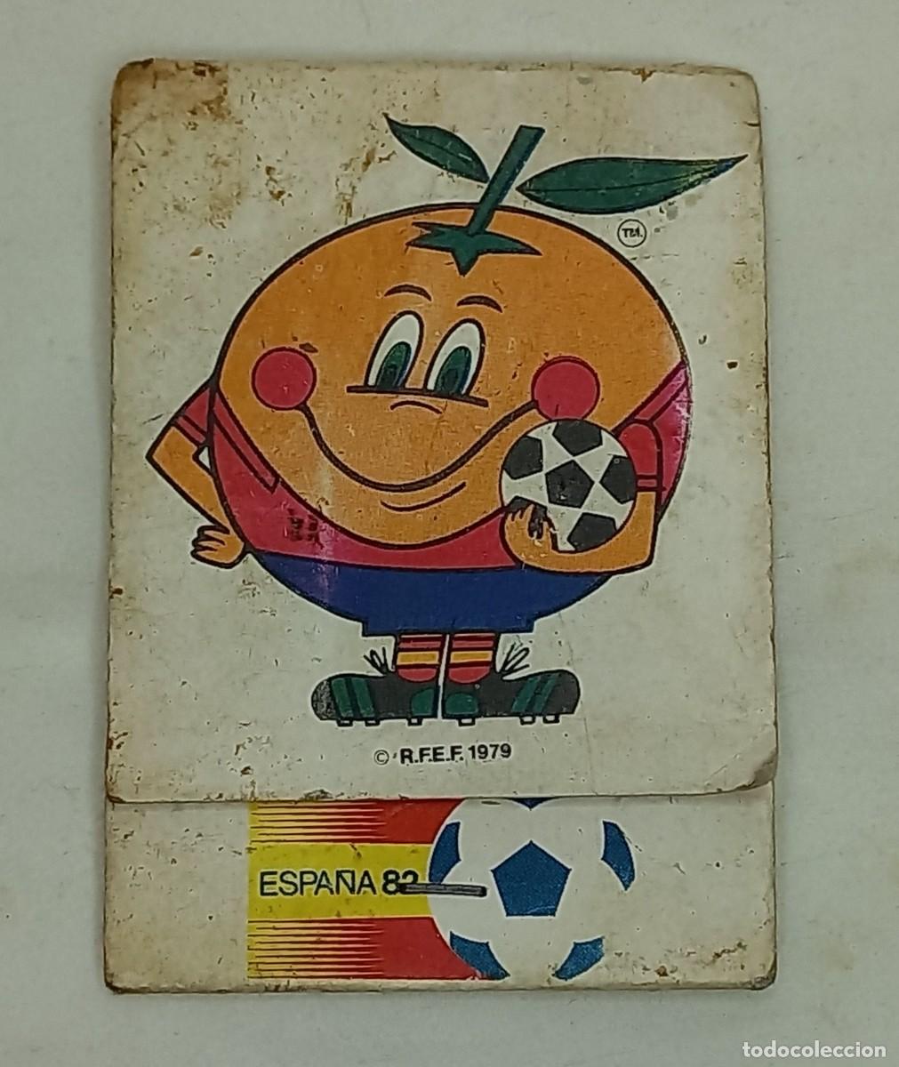 Coleccionismo deportivo: LIJAS DE U&Ntilde;AS CON PUBLICIDAD CALZADOS ZAFER, TORRELAVEGA Y NARANJITO , ESPA&Ntilde;A 82 DE FUTBOL