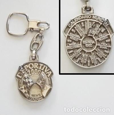 Coleccionismo deportivo: LLAVERO DEPORTIVA 2000 CON CALENDARIO DE MUDIALES F&Uacute;TBOL (SEDE CAMPE&Oacute;N ) DEPORTE MUNDIAL 1982 ESPA&Ntilde;A