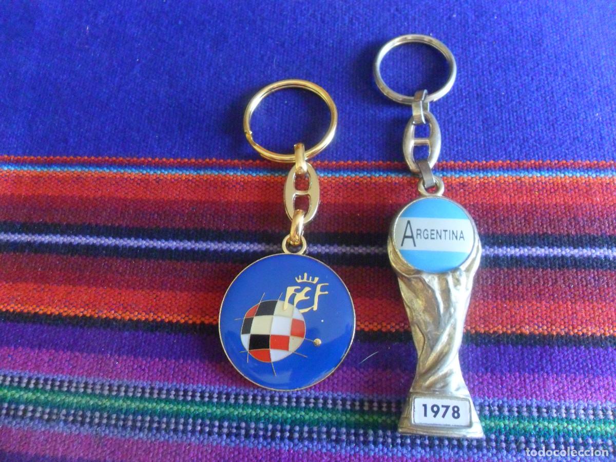 Coleccionismo deportivo: LLAVERO CAMPE&Oacute;N ARGENTINA 1978 COPA DEL MUNDO MUNDIAL DE F&Uacute;TBOL. REGALO FEF FEDERACI&Oacute;N ESPA&Ntilde;OLA