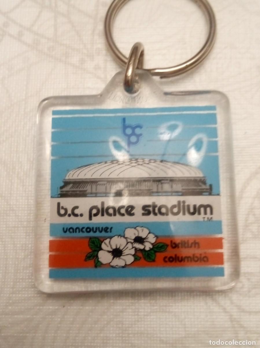 Colecionismo desportivo: Llavero con dise&ntilde;o del B.C. Place Stadium en Vancouver
