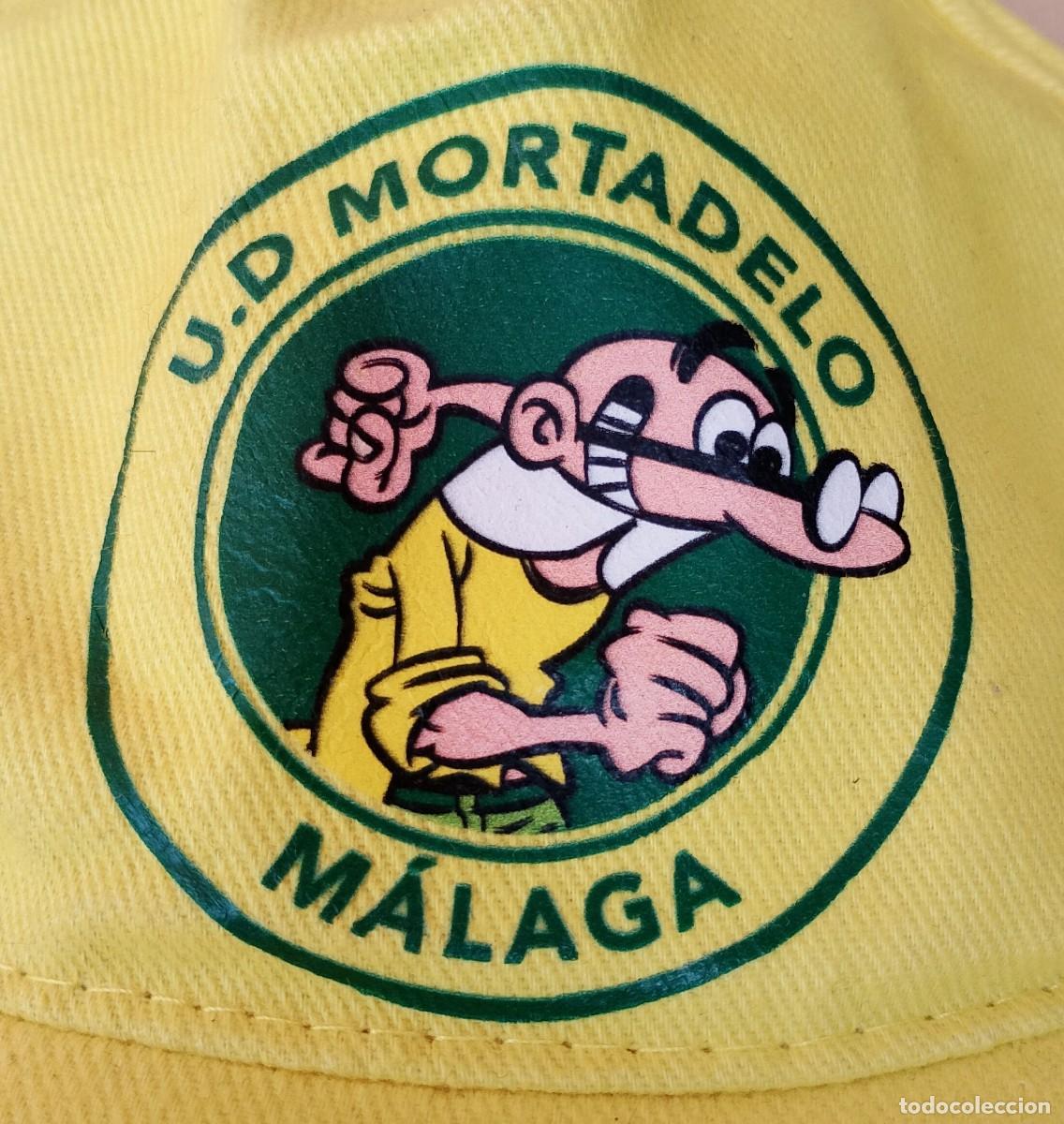 Coleccionismo deportivo: Gorra Uni&oacute;n Deportiva Mortadelo M&aacute;laga